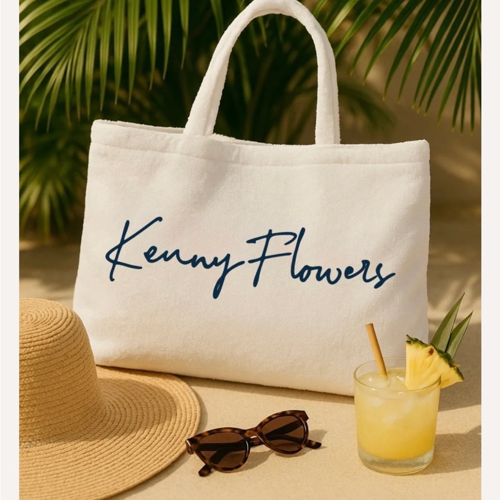 Kenny Flowers White Tote Bag